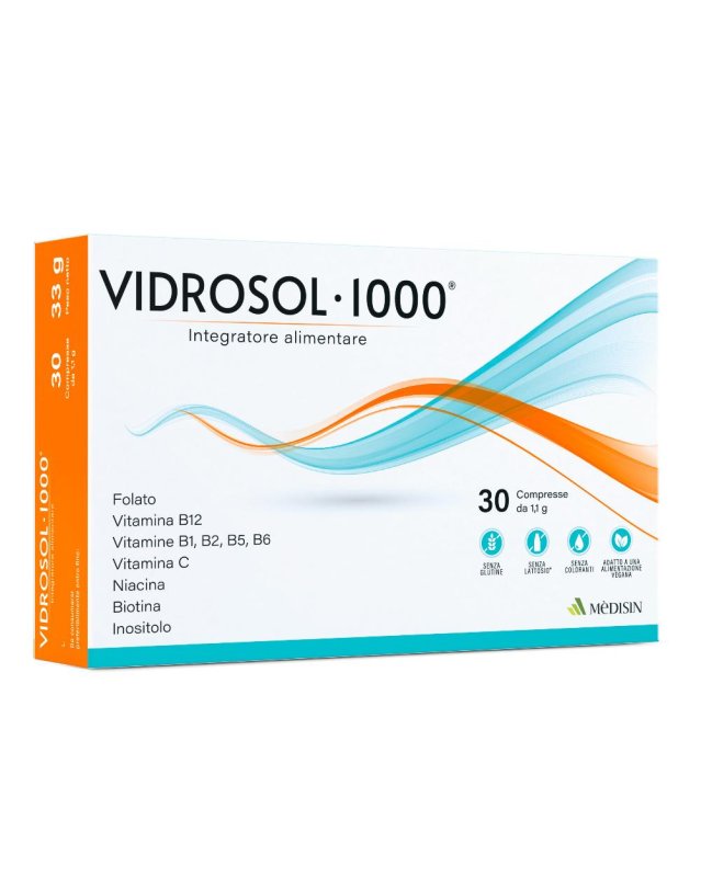 VIDROSOL 1000 30CPR