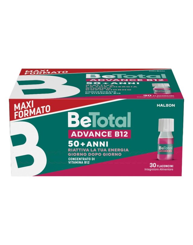 BE-TOTAL ADVANCE B12 - Integratore di Vitamina B12 30 flaconcini