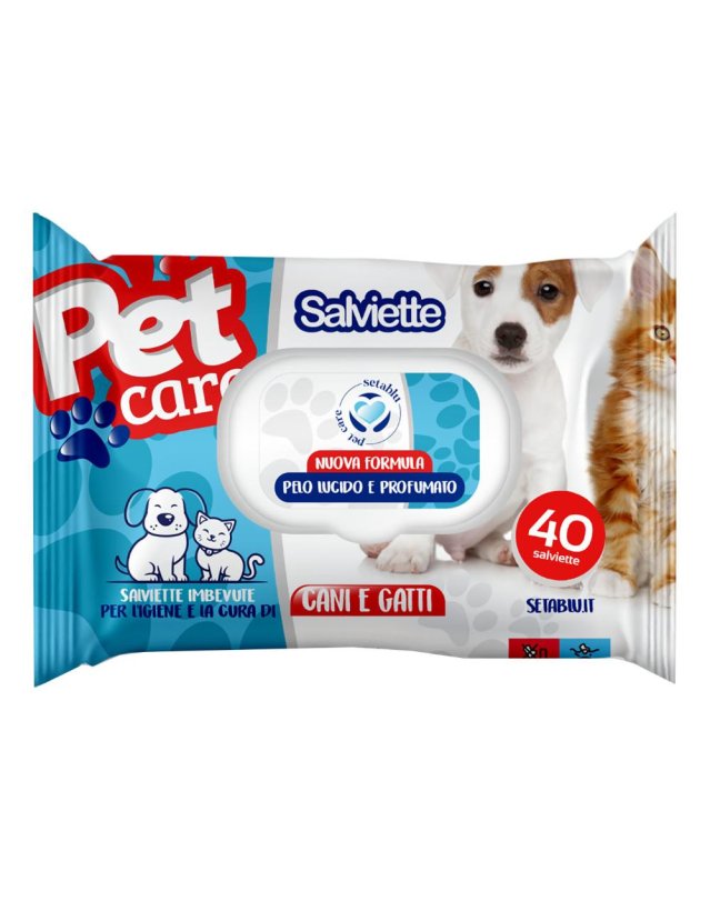SALVIETTINE PET POP UP 40PZ