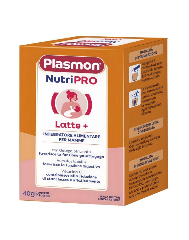 PLASMON NUTRIPRO LATTE+ 10BUST
