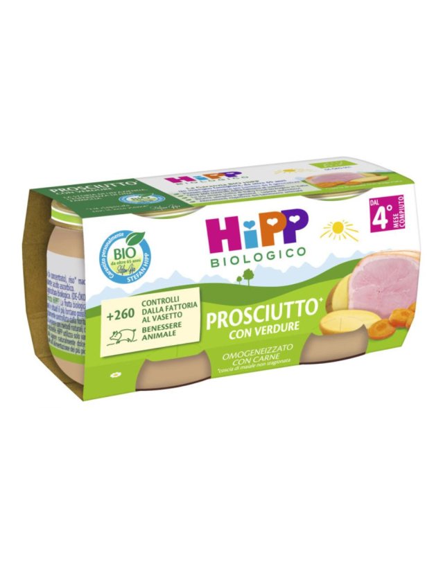 OMO HIPP Bio Prosc/Verd.2x80g