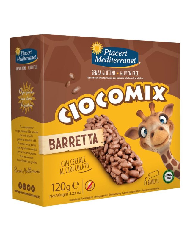 PIACERI MEDIT CIOCOMIX BAR120G